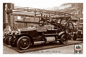 1926 Grand Palais Paris Delahaye Fire truck Stand