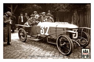 1911 Boulogne Delage Rene Thomas #37 Paddock 3rth