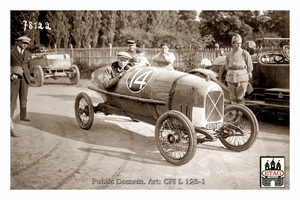 1922 Le Mans Salmson George Casse #14 Paddock