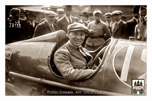 1922 Le Mans Salmson Lucien Desvaux #12 Portrait 2nd