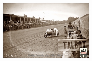 1922 Le Mans Salmson Lucien Desvaux #12 Pits repair 2nd
