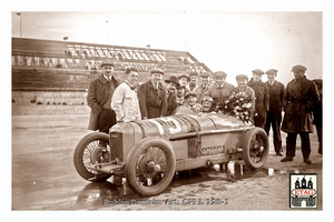 1927 Montlhery Amilcar Andre Morel #19 1st Winner Paddock