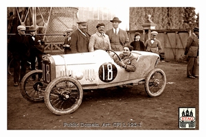 1922 Le Mans Benjamin Gouraud Morris #18 Paddock