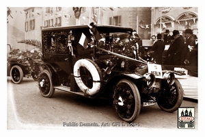 1912 Monte Carlo Mercedes E. Fischer #75 5th Arriving Berlin