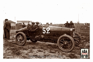 1912 Dieppe Sunbeam Emile Medinger #52 5th Paddock1