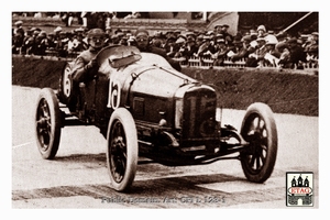 1913 Amiens Sunbeam Dario Resta #9 6th Race