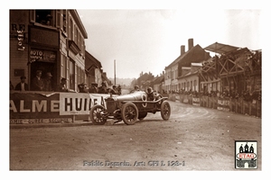 1913 Amiens Sunbeam Dario Resta #9 6th Race Town