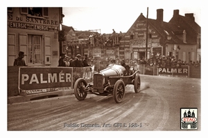 1913 Amiens Sunbeam Jean Chassagne #15 3rth Race Town