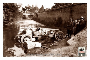 1913 Amiens Sunbeam Kenelm Le Guinness #19 Dnf15lap Crash1