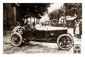 1914 Lyon Sunbeam Kenelm Lee Guinness #36 Dnf9laps Town
