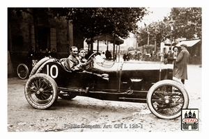 1914 Lyon Sunbeam Jean Chassagne #10 Dnf12laps Stop Town