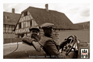1922 Strasbourg Sunbeam Faroux,Coatalen #DA6436 In car