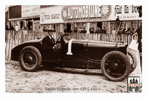 1925 Montlhery Sunbeam Henry Segrave #1 Dnf31lap Paddock