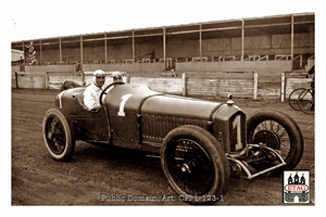 1921 Le Mans Ballot Ralph de Palma #1 2nd Race Track