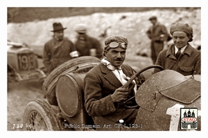 1922 Targa Florio Ballot Giulio Foresti #18 2nd At wheel