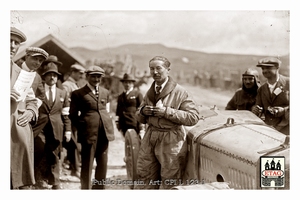 1922 Targa Florio Ballot Jules Goux #14 1st After Finish