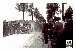 1904 Course du Mille Darracq Paul Baras # Arriving(1)