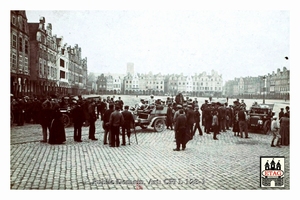 1904 Circuit de Pas de Callais Darracq #21 Town stop