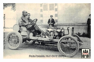 1905 Gordon Bennet Darracq De La Touloubre #28 11th Paddoc3