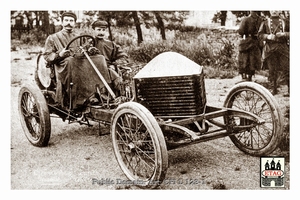 1906 Le Mans ACF Darracq Rene Hanriot #4c Dnf0Laps Pad
