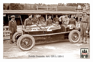 1925 Francorchamps Alfa Ascari #2 1st Paddock