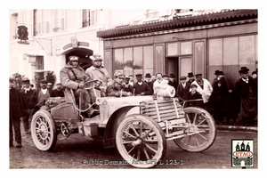 1902 La Turbie Panhard Driver? #? Paddock