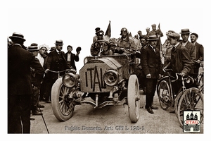 1907 Peking Paris Itala Borghese - Guizzardi 1st Finish