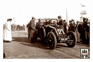 1908 Dieppe Renault Gustave Callois #21 Start 15th