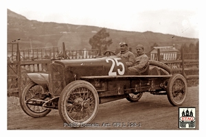 1922 Targa Florio Itala Antonio Moriondo #25 Paddock