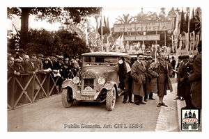 1928 Monte Carlo Rally Citroen Dumonsseau #46 9th Finish