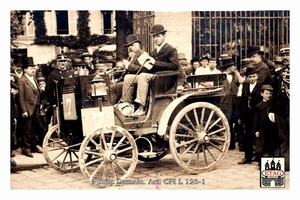 1895 Paris Bordeaux Panhard Emile Mayade #7 Paddock 6th