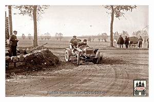 1906 Rambouillet Delage Menard Luca #14 2nd Race1