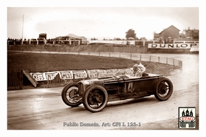1925 Montlhery Delage Louis Wagner #14 2nd Race2