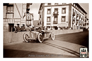 1925 San Sebastian Delage Albert Divo #1 1st Race2 town