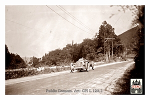 1925 San Sebastian Delage Robert Benoist #9 2nd Race1