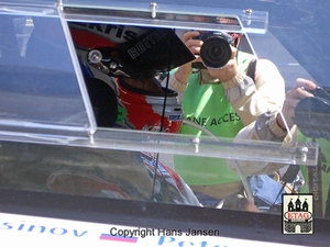 2008 Catalunya Le Mans Lamborghini Peter Kox #55 Cockpit