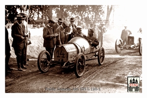 1911 La Sarthe Bugatti Ernest Friedrich #14 3rd Starting1