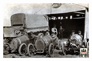 1920 Le Mans Bugatti Vizcaya #1,Bacolli #12,Friedrich #23