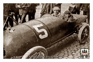 1922 Strasbourg Bugatti Friedrich #5 Dnf 14 laps In car