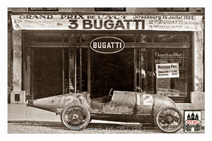 1922 Strasbourg Bugatti Vizcaya #12 2nd Bugatti store