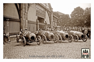 1922 Strasbourg Bugatti Team #22 #18 #12 #5