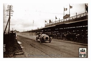 1922 Strasbourg Bugatti Marco #22 3th Finishing