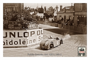 1923 Tours ACF Bugatti Friedrich #6 3th Race curve