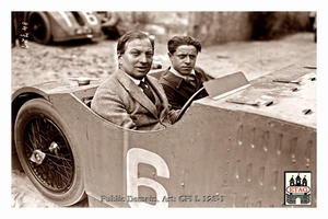 1923 Tours ACF Bugatti Friedrich #6 3th Portrait