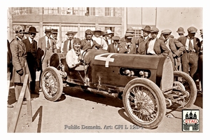 1924 Miramas Bugatti Mamloux #5 4th Paddock