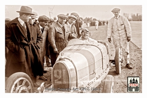 1925 Miramas Bugatti Glen Kidston #21 5th Paddock