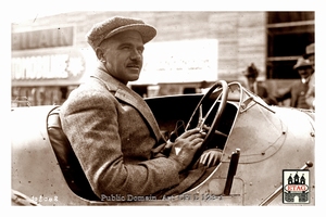 1925 Montlhery Bugatti Foresti #17 8th Portrait