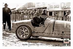 1925 Montlhery Bugatti Constantini #13 4th Paddock