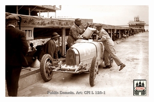 1925 Montlhery Bugatti Constantini #13 4th Refuelling