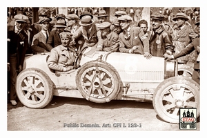 1925 Targa Florio Bugatti Constatini #8 1st Paddock